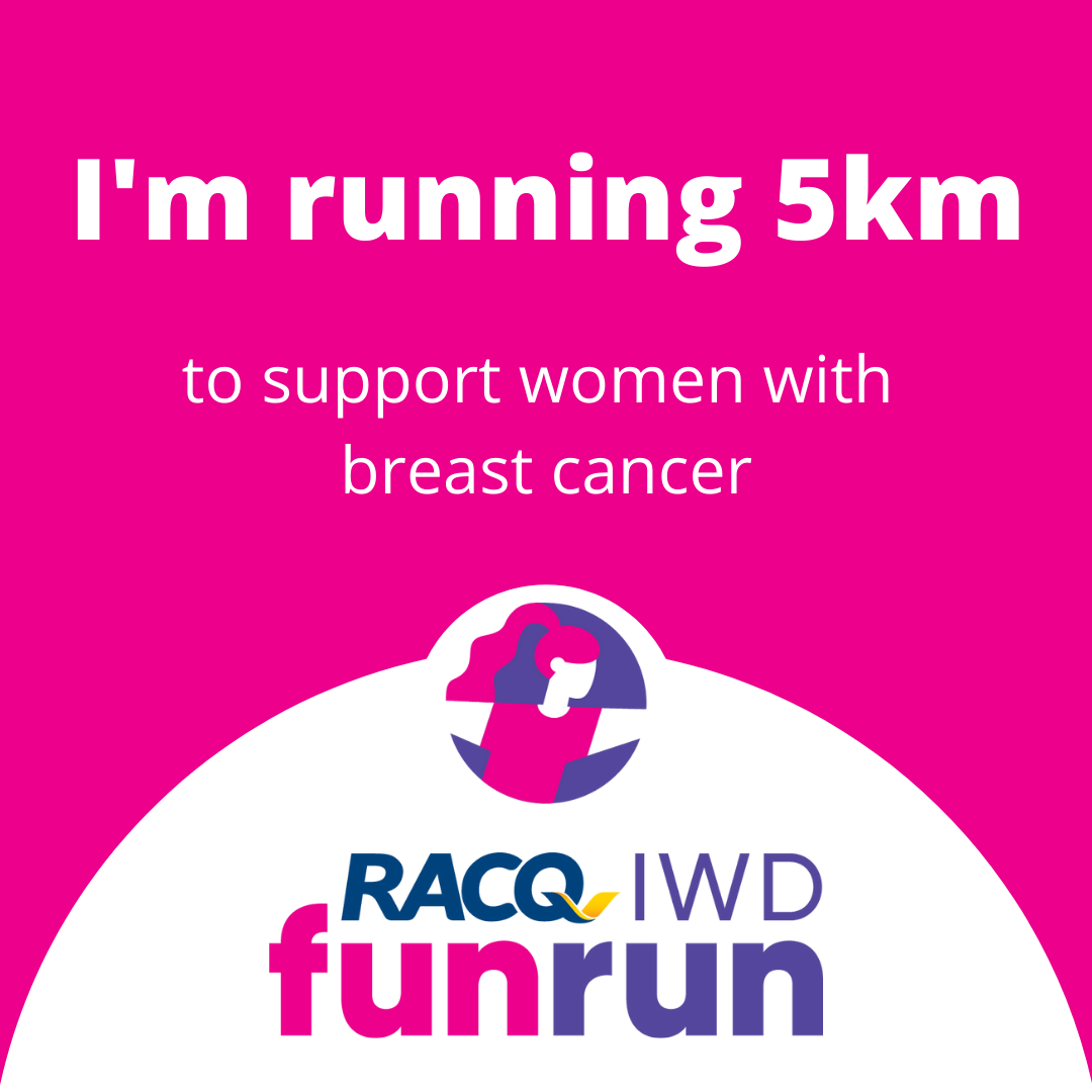 I'm running for women with breast cancer