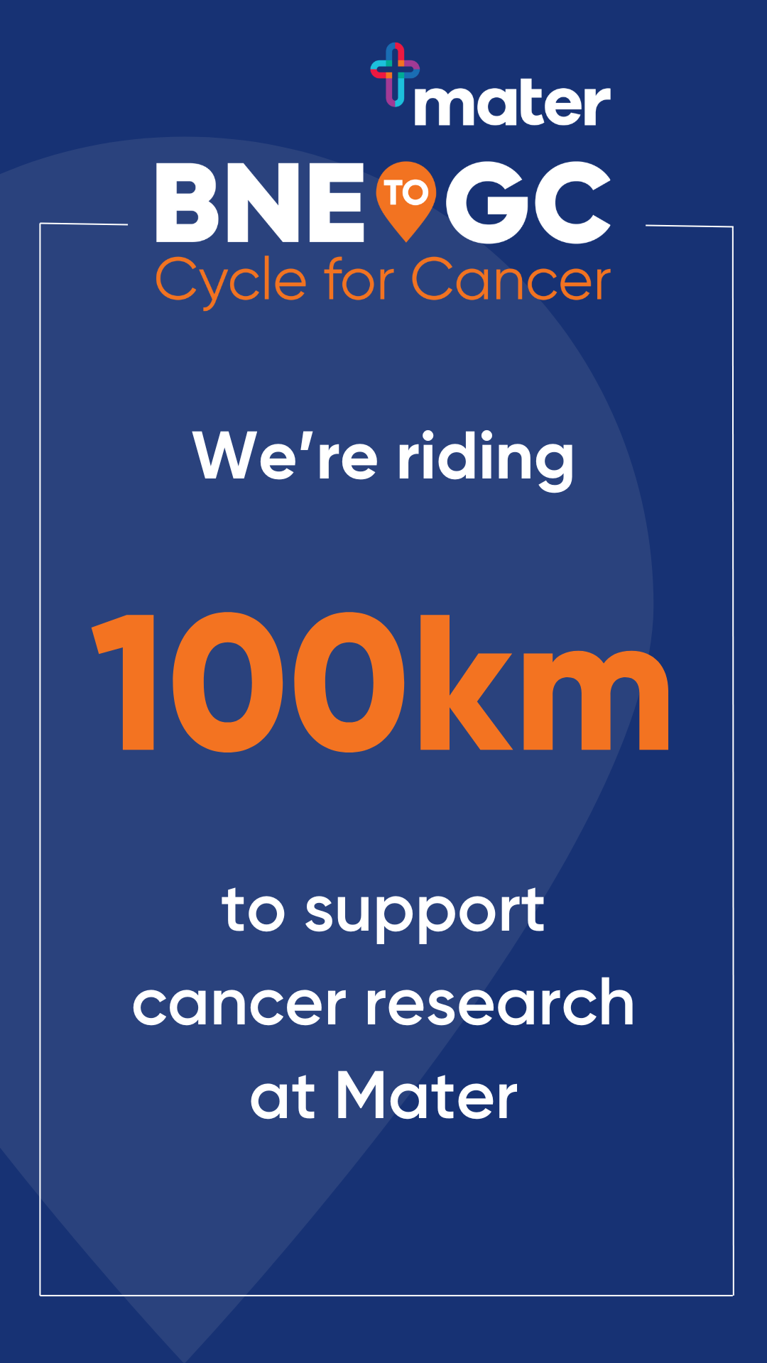 We're riding to support 1 - Social Stories