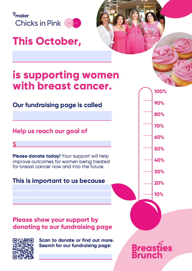 BCAM26 - Editable fundraising poster