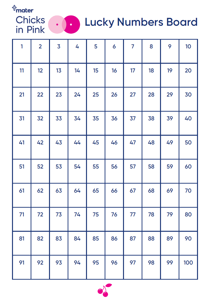 BCAM26 | Lucky numbers board