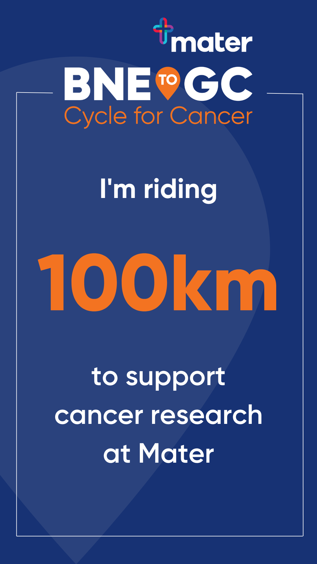 I'm riding to support 1 - Social Stories